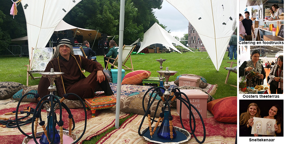 Shisha loungen voor galabal